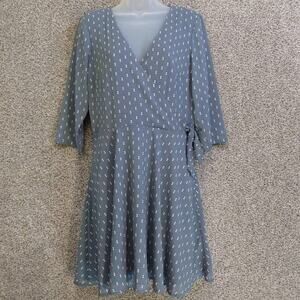 Abercrombie and Fitch faux wrap mini dress M